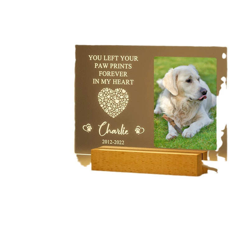 Pet memorial nightlight
