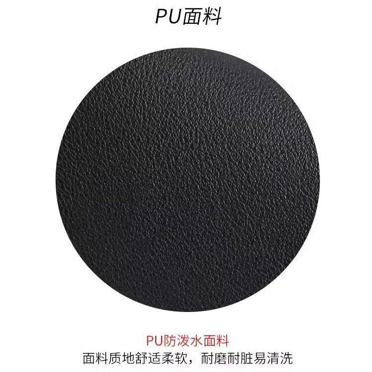 Leather Pencil Case Small Portable Texted Pencil Case Ins Simple Candy Color Men's And Women's Students Large Capacity Stationery Case