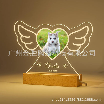 Pet memorial nightlight